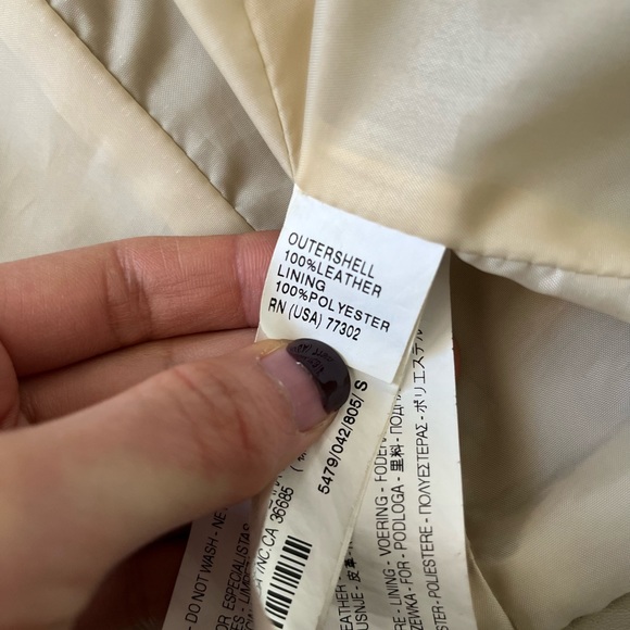 Zara Brand New Genuine Soft Leather Biker Jacket, Size Small - Picture 5 of 5